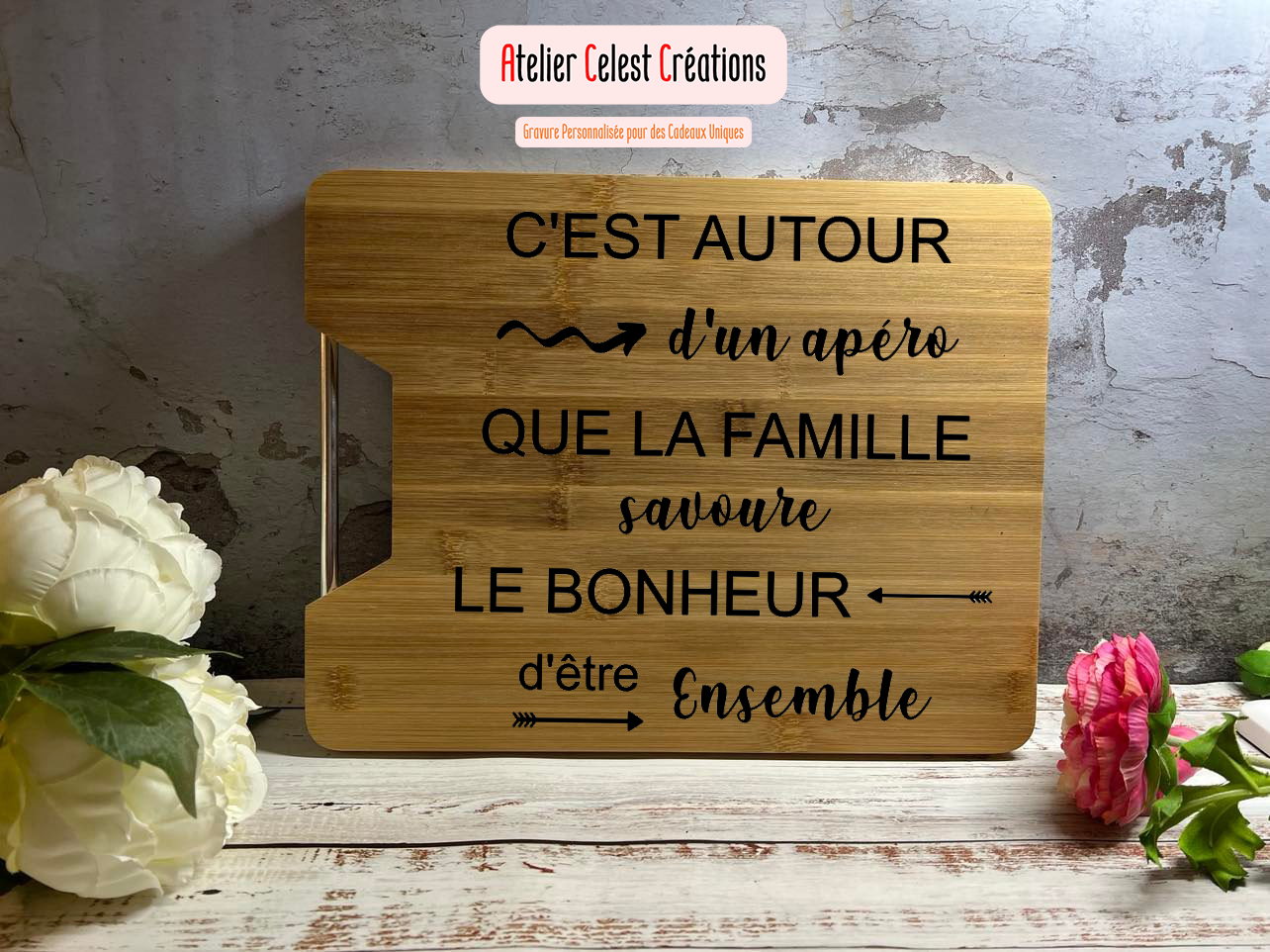 C'est autour d'un apéro que la famille savoure d'être ensemble