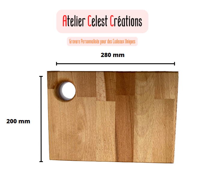 Dimensions planche hêtre
