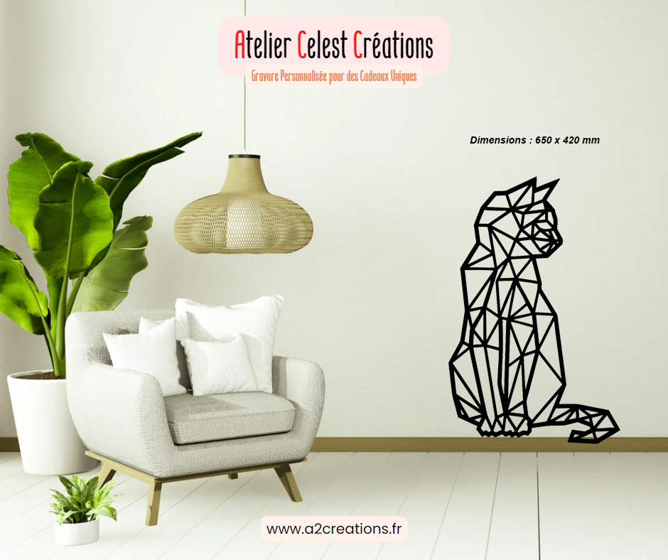 Décor Mural Chat 2B