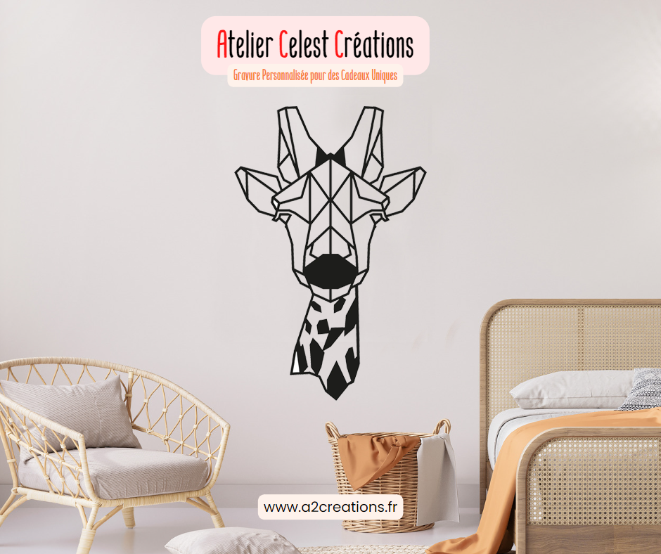 Décor Mural Girafe